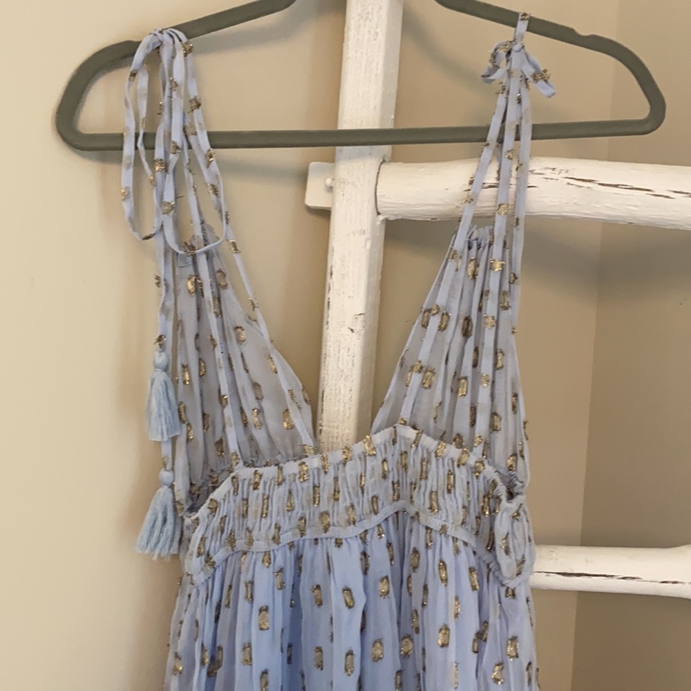 Variazoni beautiful blue maxi dress